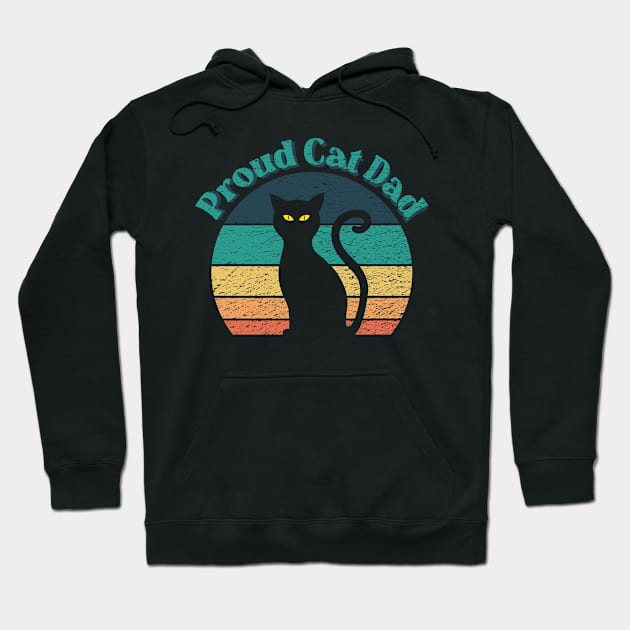 Proud Cat Dad Hoodie by ObscureDesigns